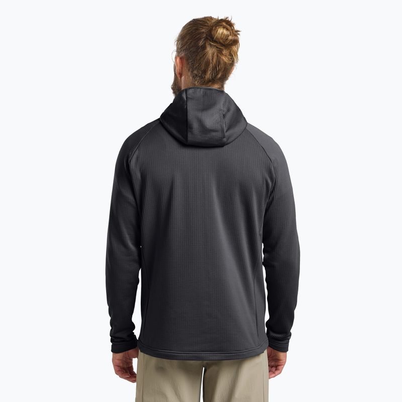 Hanorac pentru bărbați Jack Wolfskin Kolbenberg Hooded Full Zip phantom 3