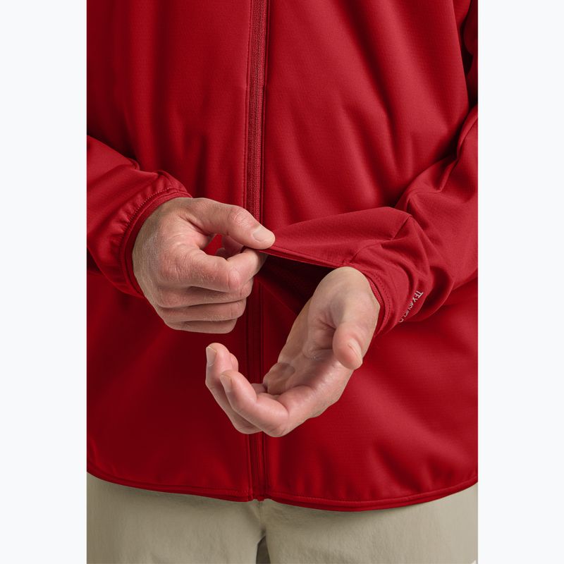 Geacă softshell pentru bărbați Jack Wolfskin Feldberg Hoody adrenaline red 6