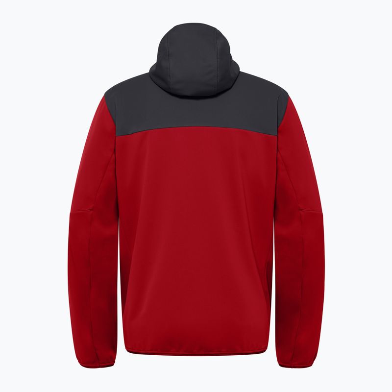 Geacă softshell pentru bărbați Jack Wolfskin Feldberg Hoody adrenaline red 9