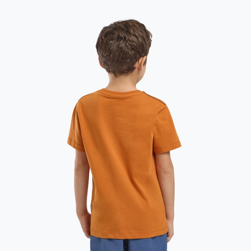 Tricou pentru copii  Jack Wolfskin Graphic Cotton T print soft amber 3