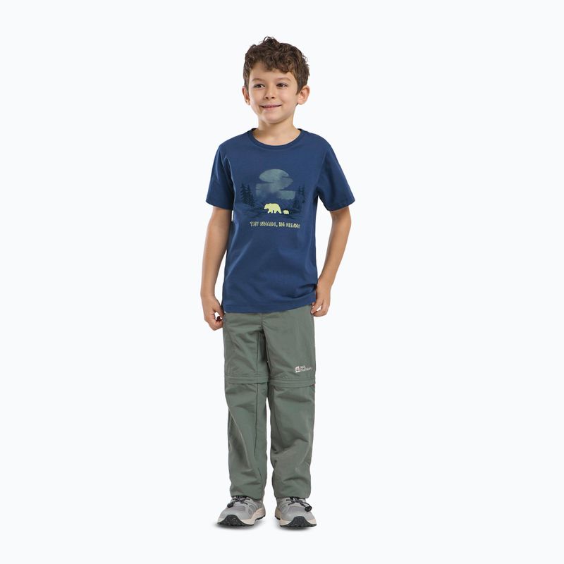 Tricou pentru copii Jack Wolfskin Graphic Cotton T print evening sky 7