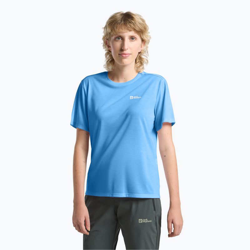 Tricou de trekking pentru femei Jack Wolfskin Vonnan mid blue