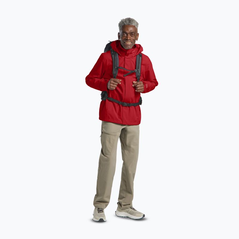 Geacă de ploaie pentru bărbați Jack Wolfskin Trailtime 2L adrenaline red 2