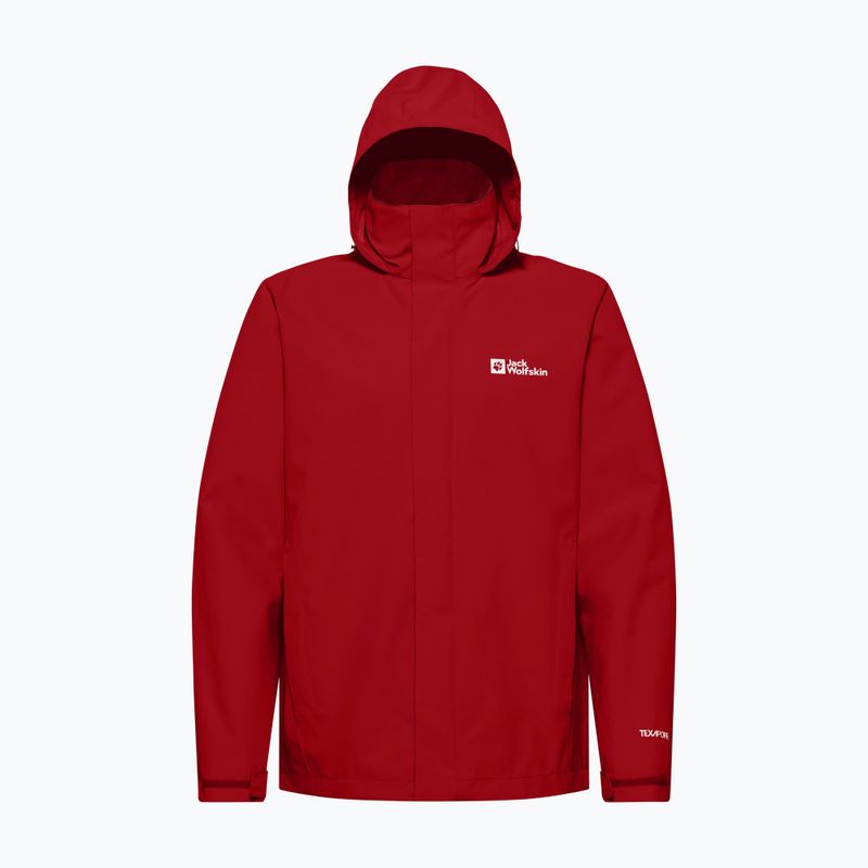 Geacă de ploaie pentru bărbați Jack Wolfskin Trailtime 2L adrenaline red 8