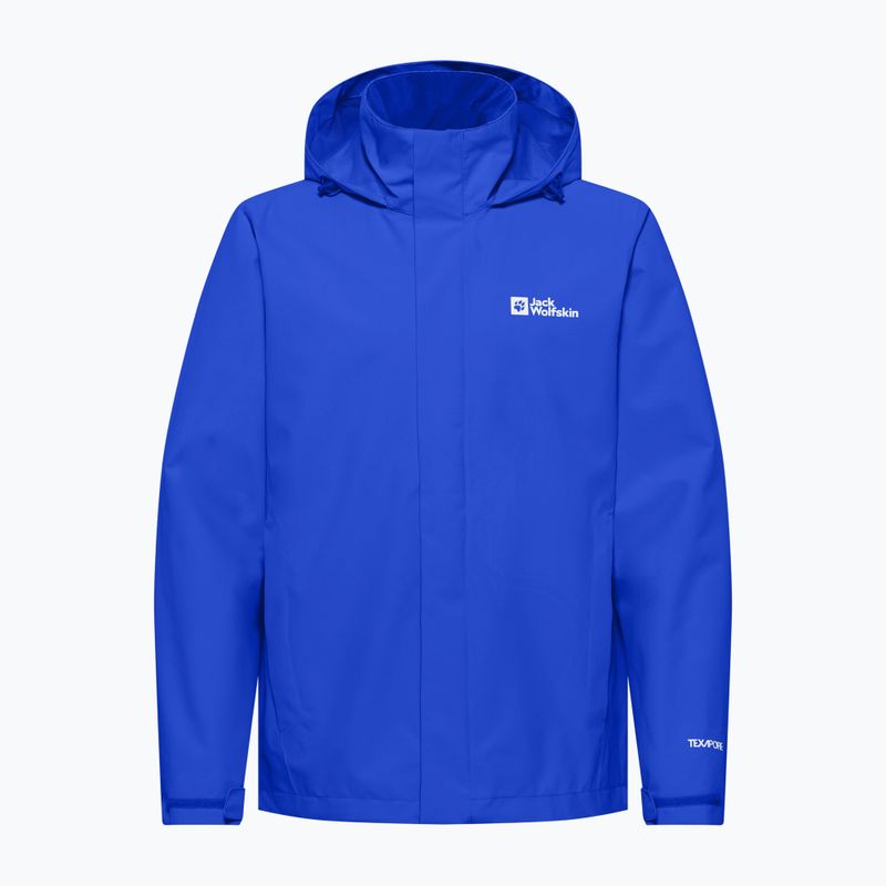 Geacă de ploaie pentru bărbați Jack Wolfskin Trailtime 2L vibrant blue 7