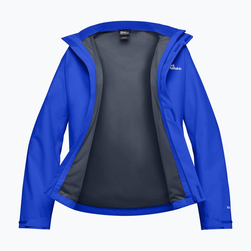 Geacă de ploaie pentru bărbați Jack Wolfskin Trailtime 2L vibrant blue 8