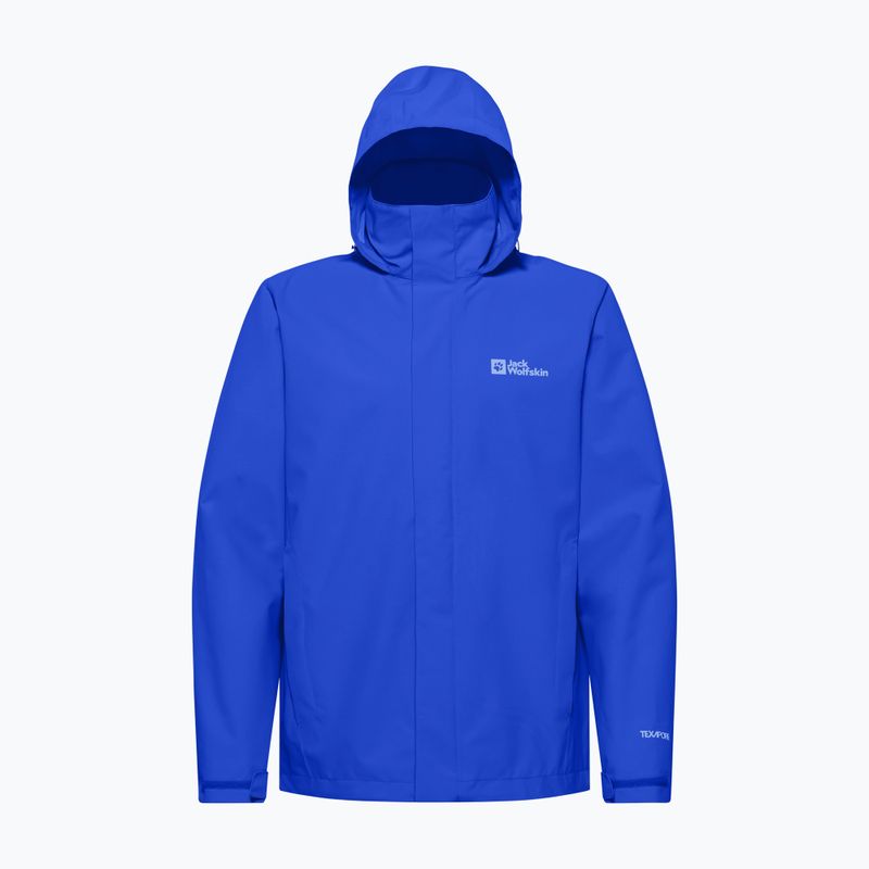 Geacă de ploaie pentru bărbați Jack Wolfskin Trailtime 2L vibrant blue 10