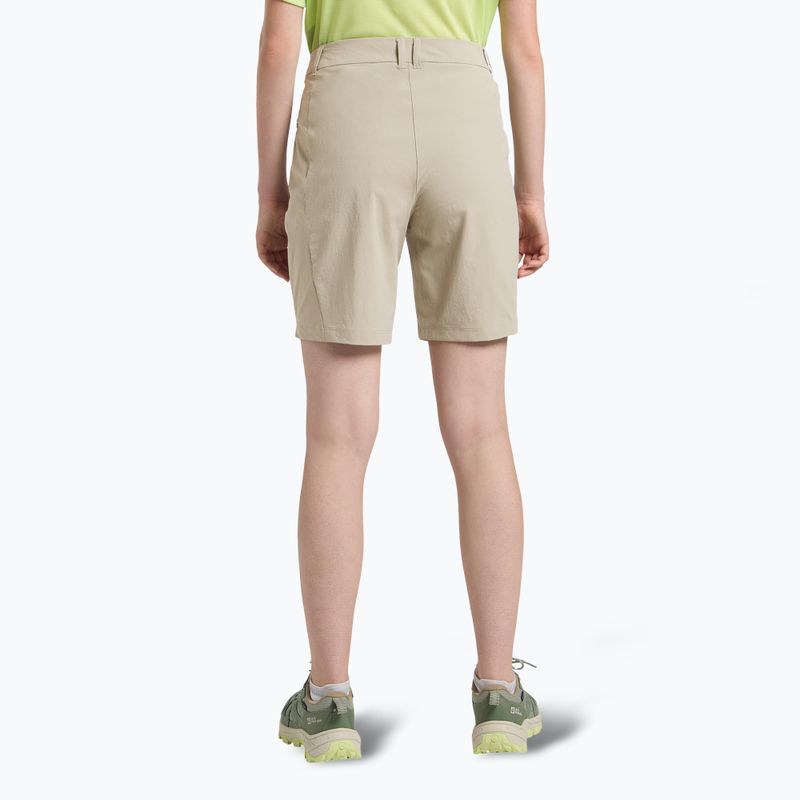 Pantaloni scurți de trekking pentru femei Jack Wolfskin Hikeout stone 3