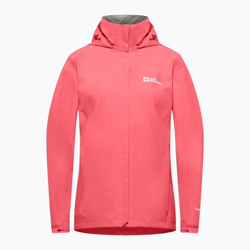 Geacă de ploaie pentru femei Jack Wolfskin Trailtime 2L sunset coral 8