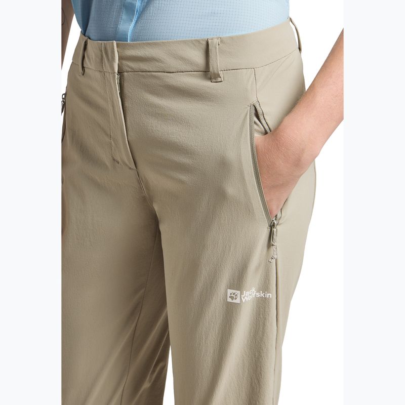 Pantaloni de trekking pentru femei Jack Wolfskin Hikeout stone 4