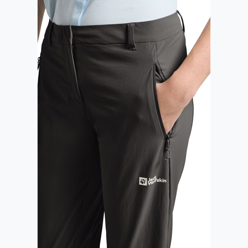 Pantaloni de trekking pentru femei Jack Wolfskin Hikeout black 4