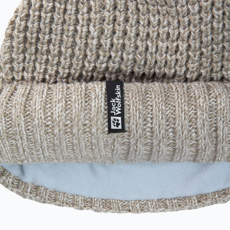 Căciulă de iarnă pentru femei Jack Wolfskin Medley Knit Beanie linen 3