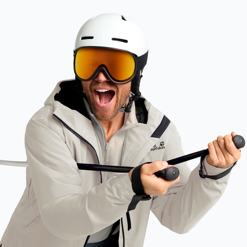 Geacă de schi pentru bărbați Jack Wolfskin Flowline Pro 2L Ins pale sand 5