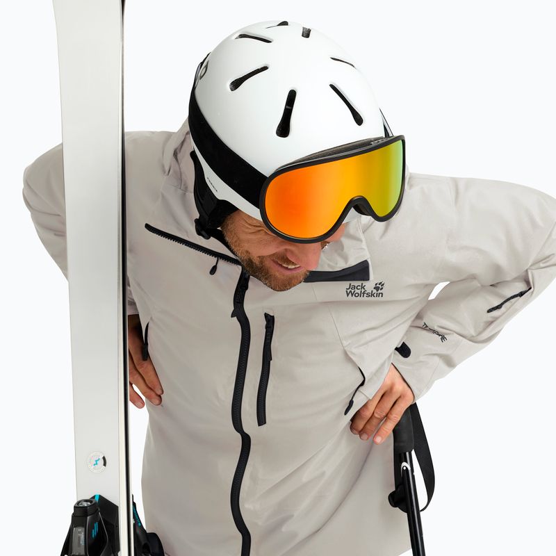 Geacă de schi pentru bărbați Jack Wolfskin Flowline Pro 2L Ins pale sand 6