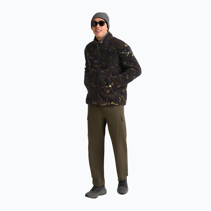 Bluză de trekking pentru bărbați Jack Wolfskin Stone Lite Aop lichen peat 2