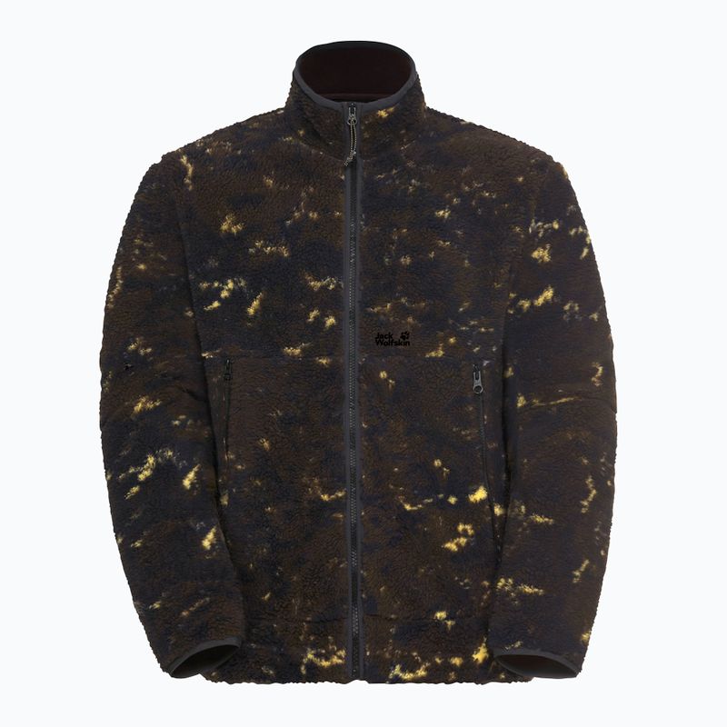 Bluză de trekking pentru bărbați Jack Wolfskin Stone Lite Aop lichen peat 7