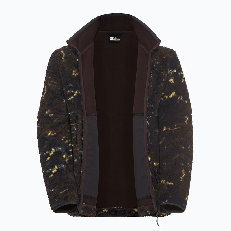 Bluză de trekking pentru bărbați Jack Wolfskin Stone Lite Aop lichen peat 9