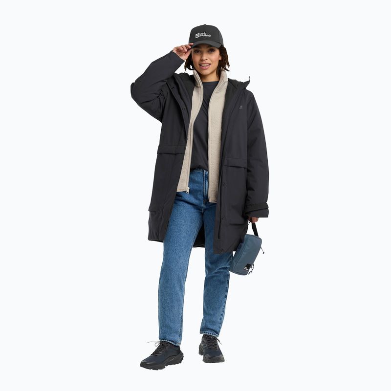 Geacă izolată pentru femei Jack Wolfskin Wintertide black 2