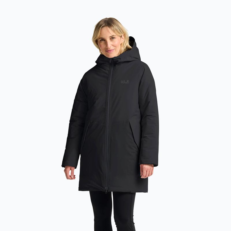 Geacă călduroasă damă Jack Wolfskin Frost Haven negru