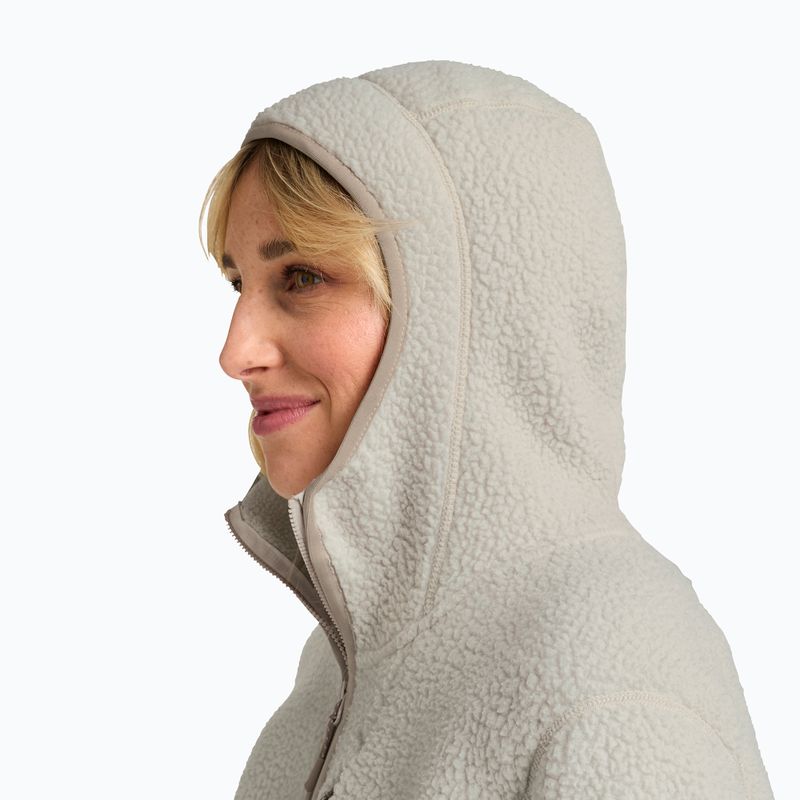 Bluză pentru femei Jack Wolfskin Cradle Mountain Pile Full Zip pale sand 4