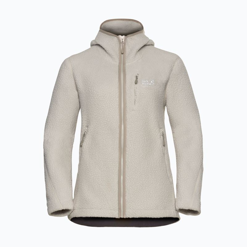 Bluză pentru femei Jack Wolfskin Cradle Mountain Pile Full Zip pale sand 7