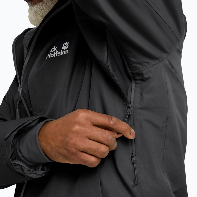 Geacă de ploaie pentru bărbați Jack Wolfskin Icecape 2L Down Ins Rds black 4