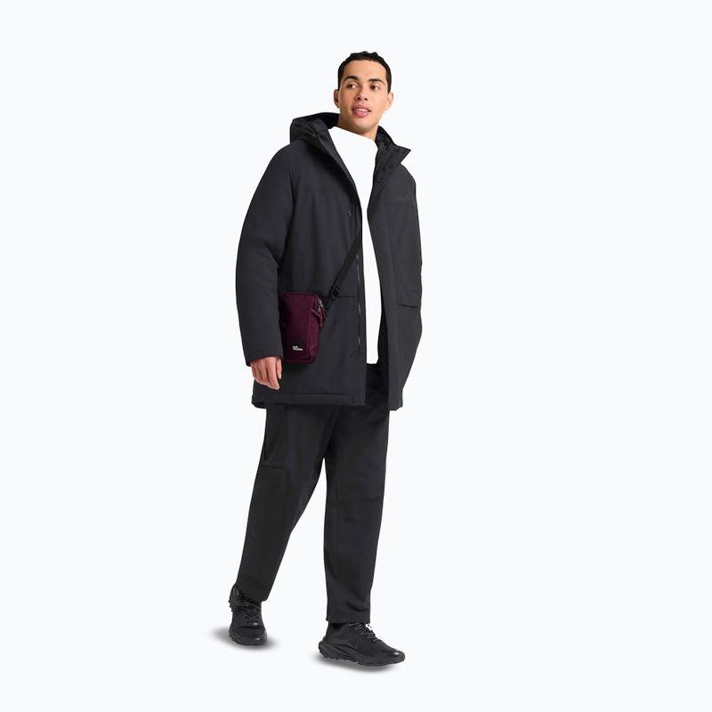Palton căptușit pentru bărbați Jack Wolfskin Cold Camp Coat black 2