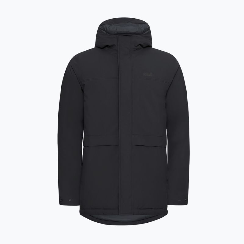 Palton căptușit pentru bărbați Jack Wolfskin Cold Camp Coat black 7