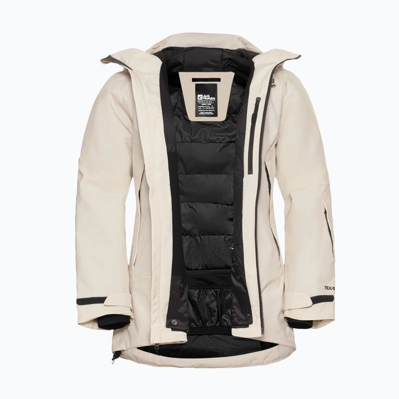 Geacă de schi pentru femei Jack Wolfskin Flowline Pro 2L Ins pale sand 10