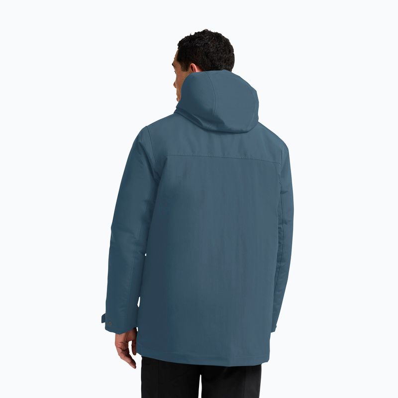 Geacă izolată pentru bărbați Jack Wolfskin Glacier Shield aluminium blue 3