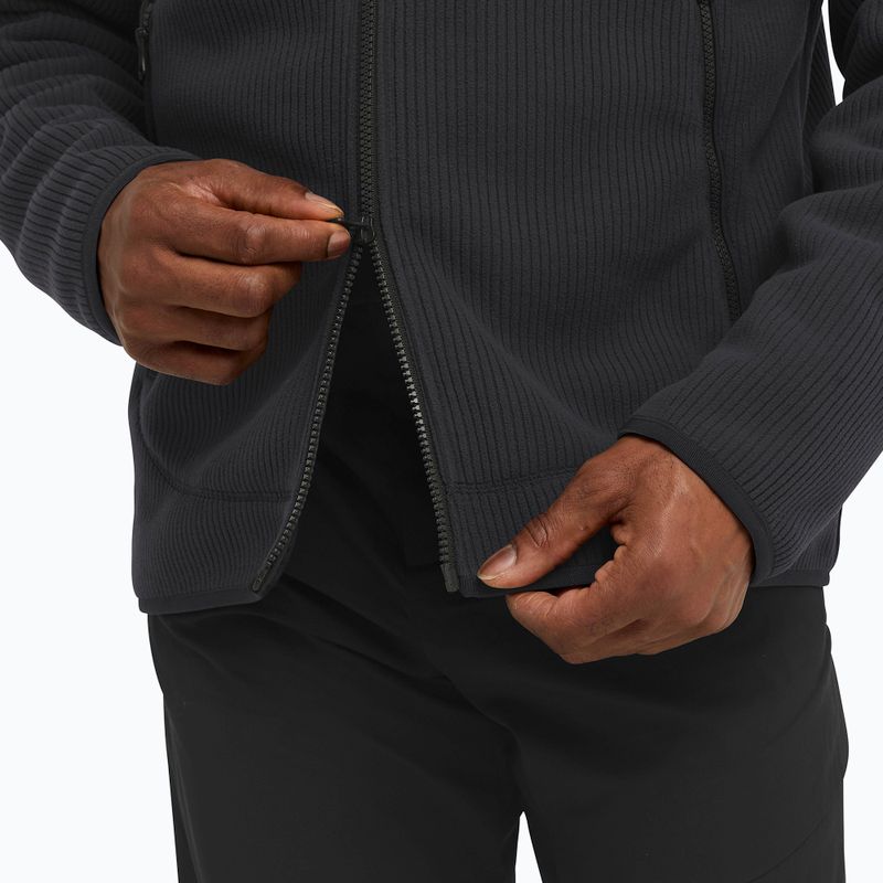 Bluză de trekking pentru bărbați Jack Wolfskin Lake Ridge Hooded black 6