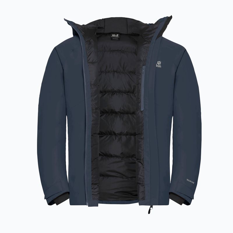 Geacă cu puf pentru bărbați Jack Wolfskin Icecape 2L Down Ins Rds midnight sky 9