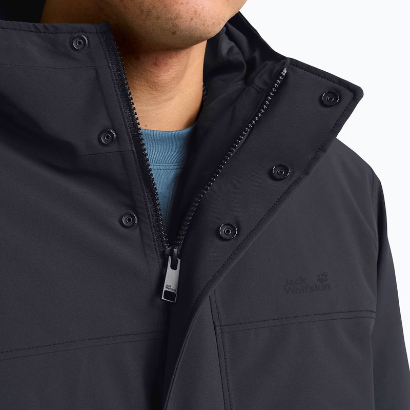 Geacă izolată pentru bărbați Jack Wolfskin Cold Camp Coat dark navy 4