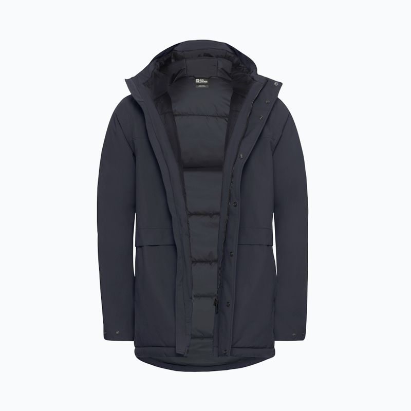 Geacă izolată pentru bărbați Jack Wolfskin Cold Camp Coat dark navy 9