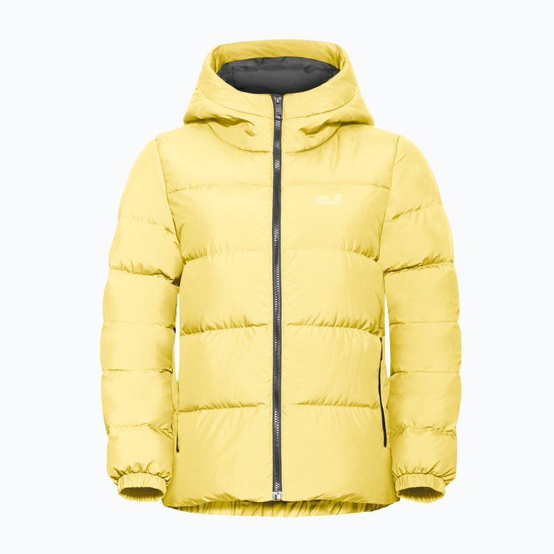 Geacă cu puf pentru femei Jack Wolfskin Frozen Palace lemon ice 7