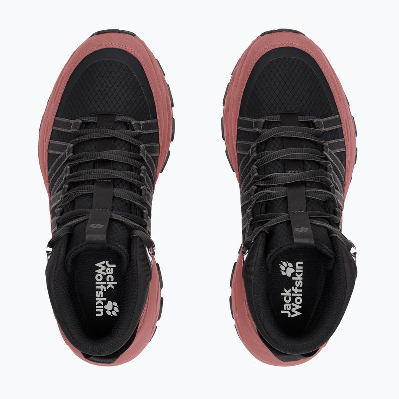 Încălțăminte de drumeție pentru femei Jack Wolfskin Wild Hike Texapore Mid mineral red 4
