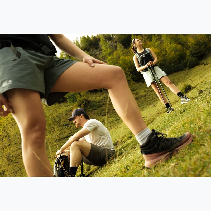 Încălțăminte de drumeție pentru femei Jack Wolfskin Wild Hike Texapore Mid mineral red 12