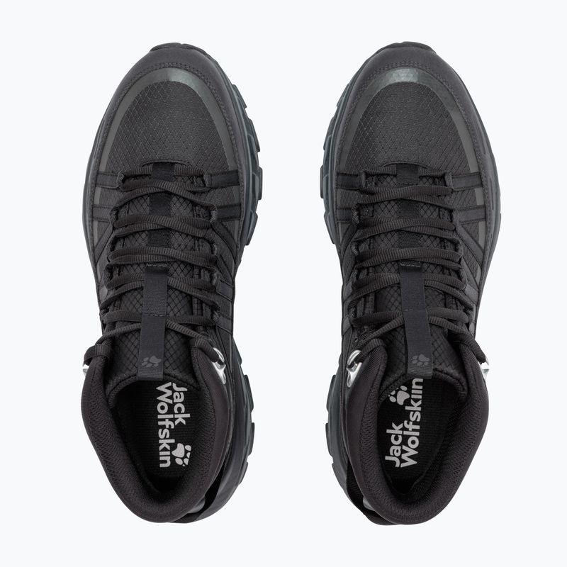 Încălțăminte de drumeție pentru bărbați Jack Wolfskin Wild Hike Texapore Mid black 3