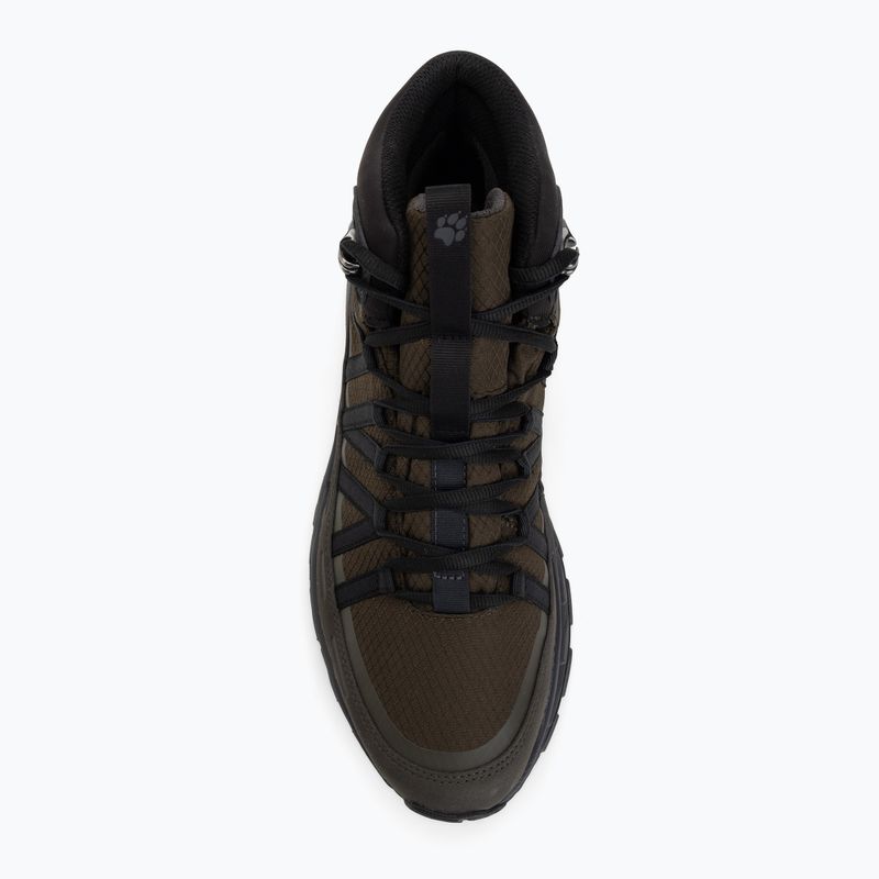 Încălțăminte de drumeție pentru bărbați Jack Wolfskin Wild Hike Texapore Mid obsidian moss 5