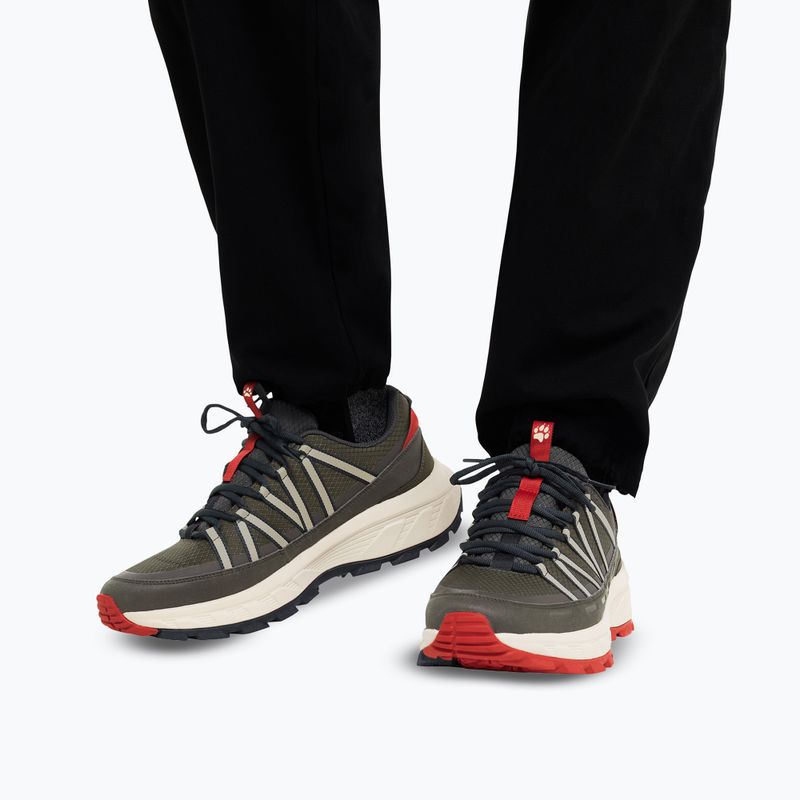 Încălțăminte de drumeție pentru bărbați Jack Wolfskin Wild Hike Texapore Low obsidian moss 4