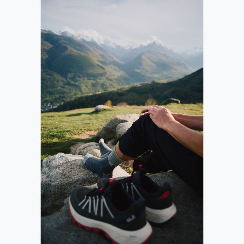 Încălțăminte de drumeție pentru bărbați Jack Wolfskin Wild Hike Texapore Low obsidian moss 8