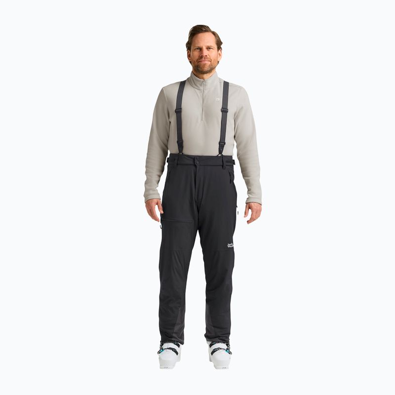 Pantaloni de schi pentru bărbați Jack Wolfskin Flowline Pro 2L Ins black