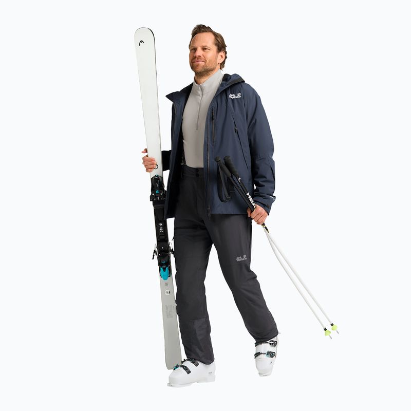 Pantaloni de schi pentru bărbați Jack Wolfskin Flowline Pro 2L Ins black 2