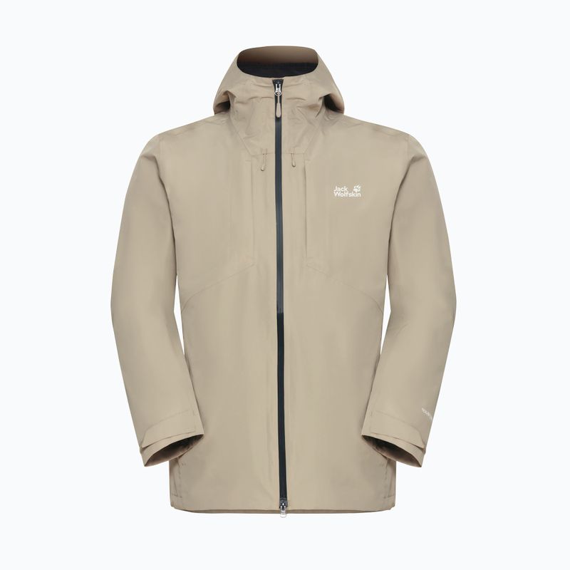 Geacă 3în1 pentru bărbați Jack Wolfskin Icecape 3In1 Down Rds linen 10