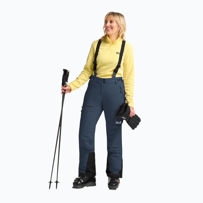 Pantaloni de schi pentru femei Jack Wolfskin Flowline Pro 2L Ins midnight sky 2