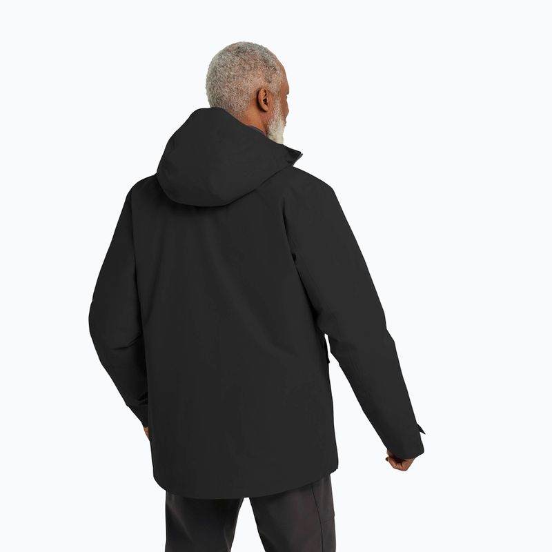 Geacă 3în1 pentru bărbați Jack Wolfskin Icecape 3In1 Down Rds black 3