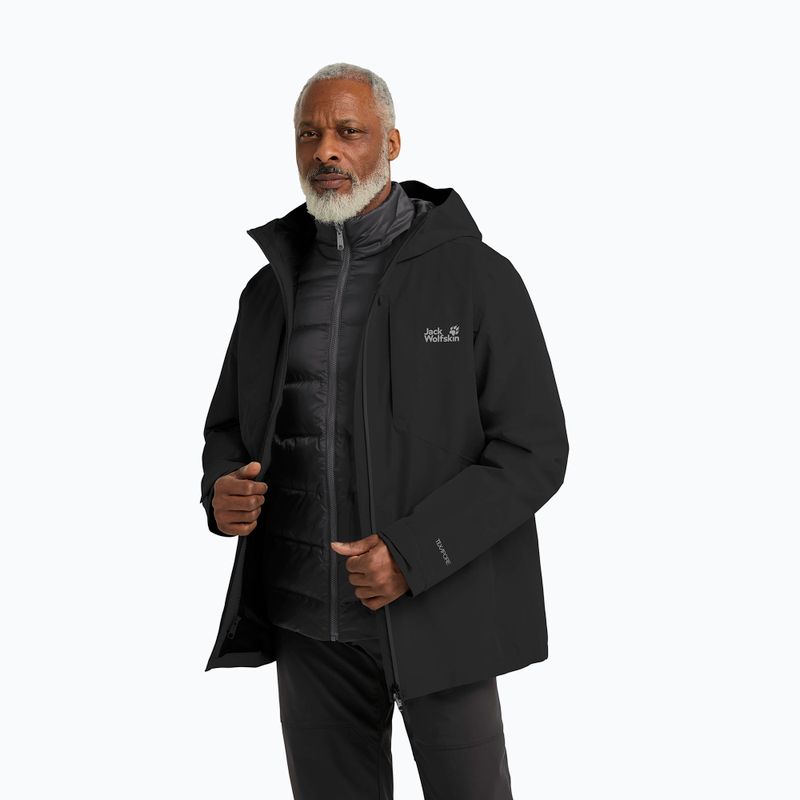 Geacă 3în1 pentru bărbați Jack Wolfskin Icecape 3In1 Down Rds black 4