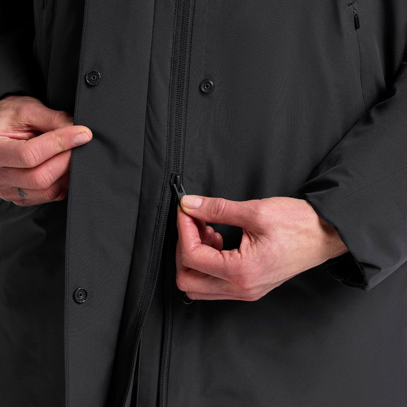 Palton călduros damă Jack Wolfskin Frost Haven Coat negru 5