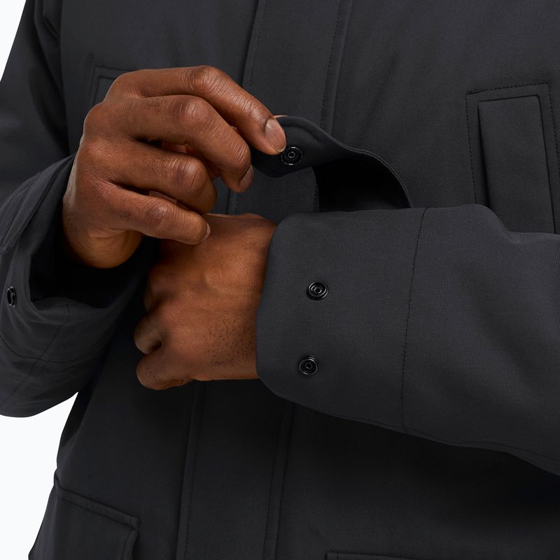 Geacă de ploaie pentru bărbați Jack Wolfskin Canyon Shield Parka black 5