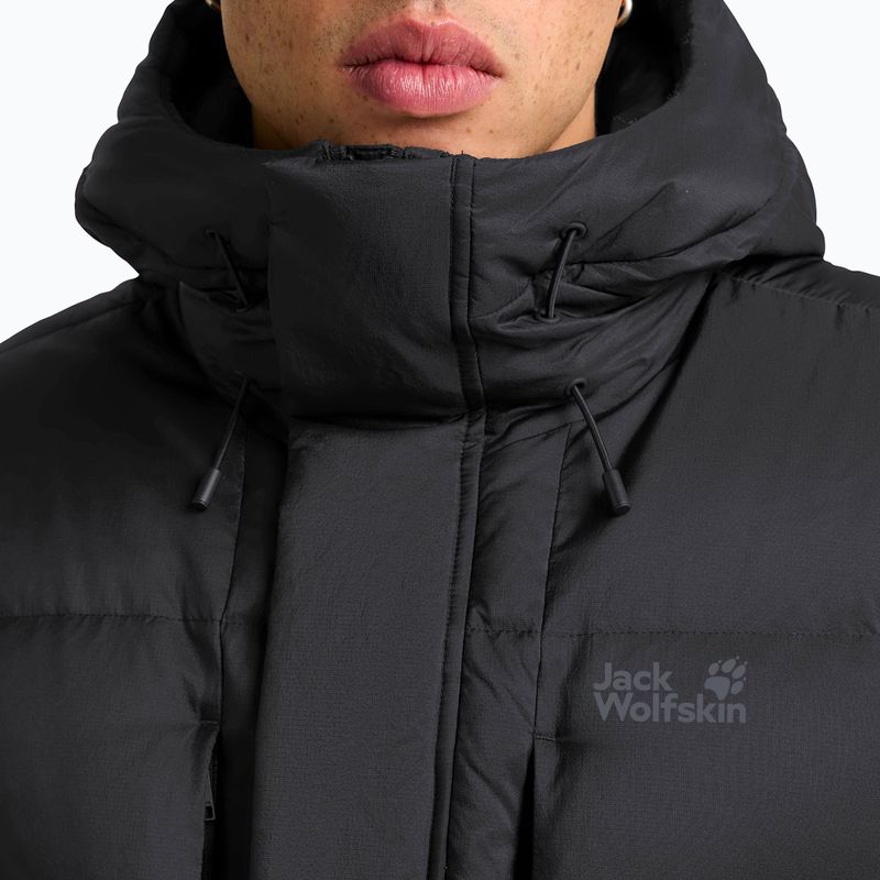 Geacă cu puf pentru bărbați Jack Wolfskin Icy Hill Coat Rds black 4